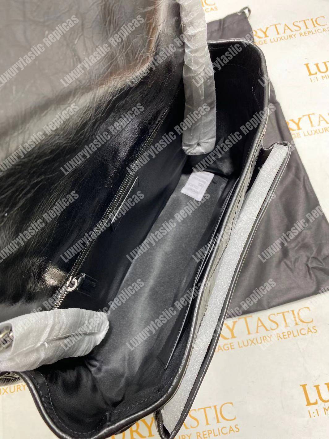 Saint Laurent Niki Large In Vintage Leather Black