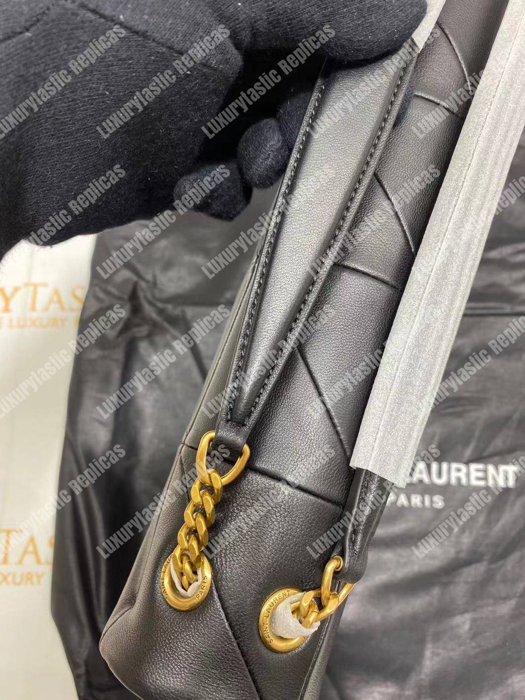 Saint Laurent Jamie Giant Black “CARRÉ RIVE GAUCHE “