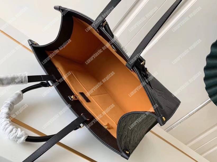 LV Onthego GM Monogram Empreinte Leather Noir