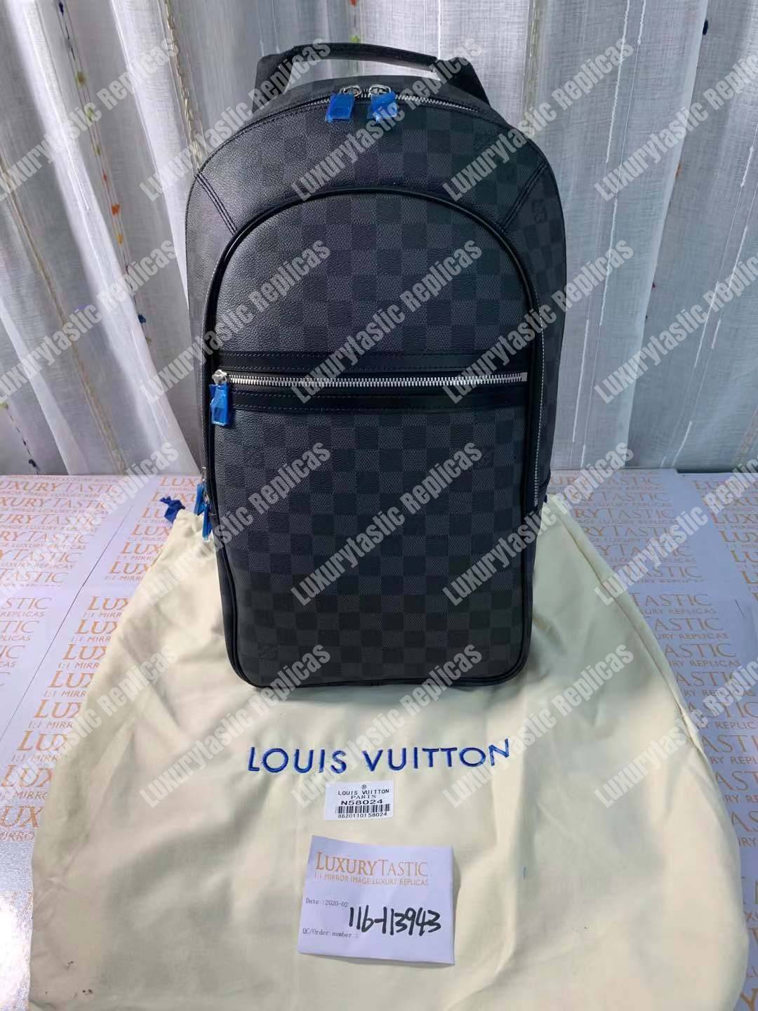 LV Michael Damier Graphite Canvas