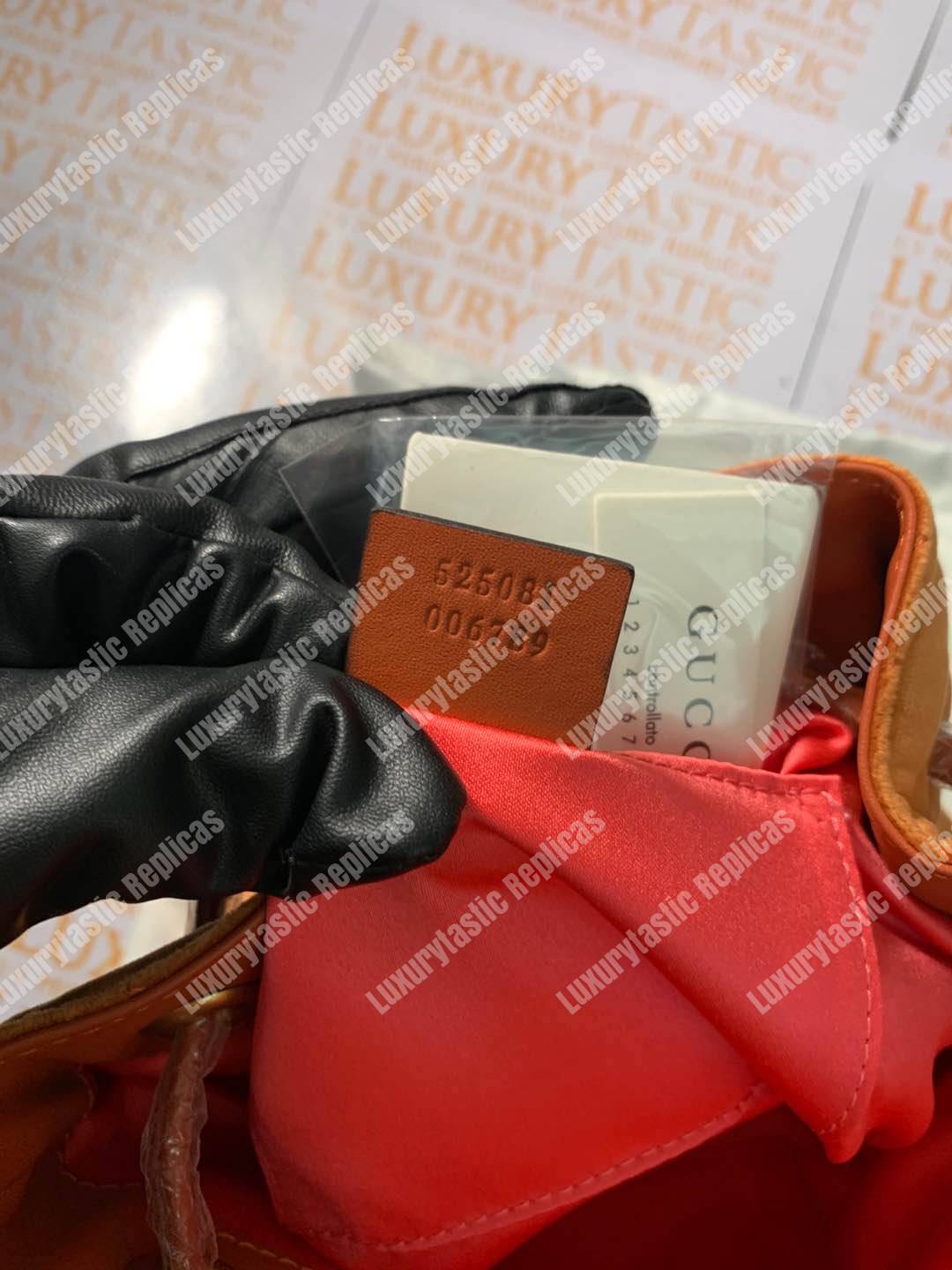 G*u*i gg marmont velvet bucket bag camel