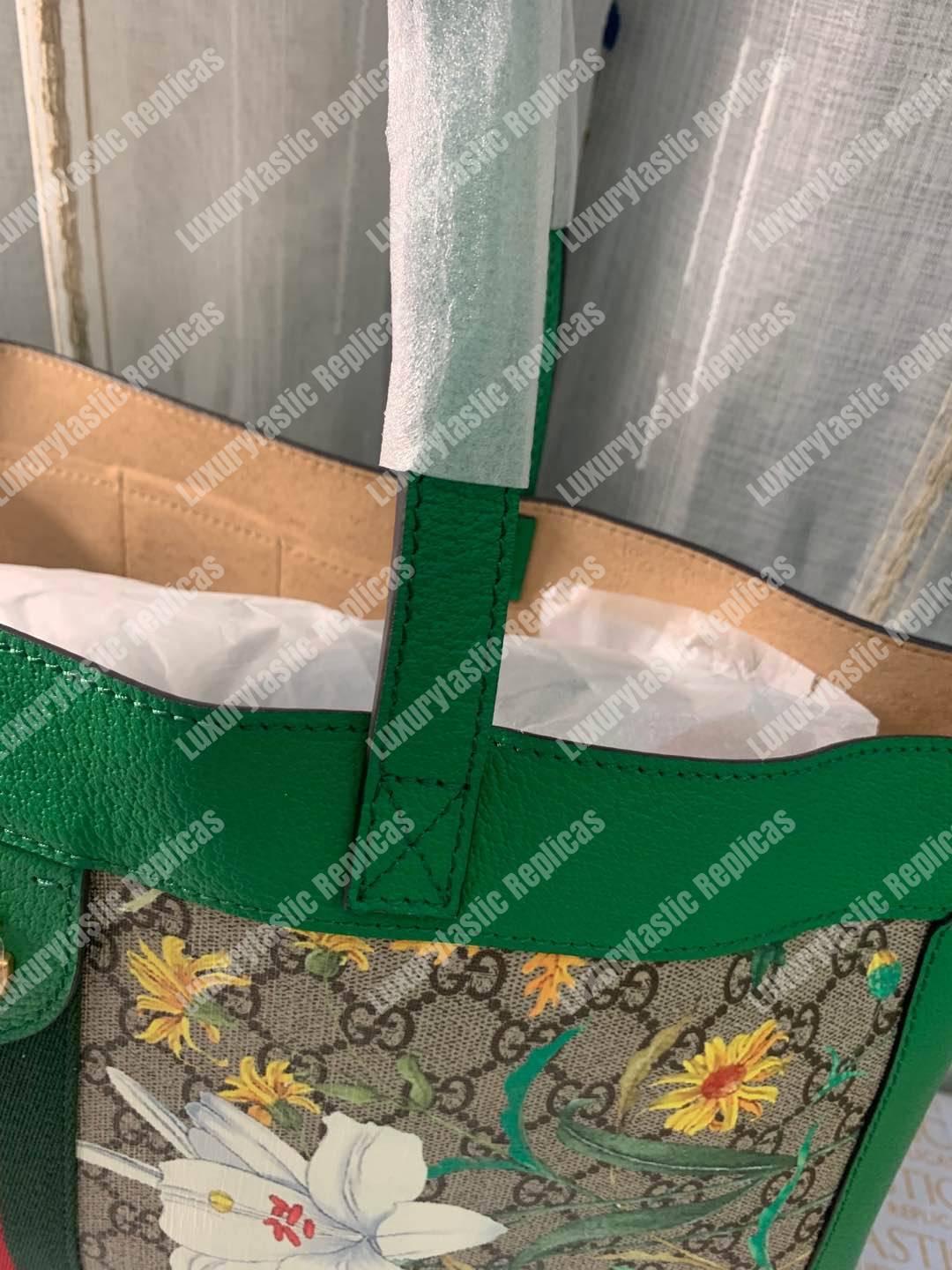 G*u*i ophidia gg flora medium tote green