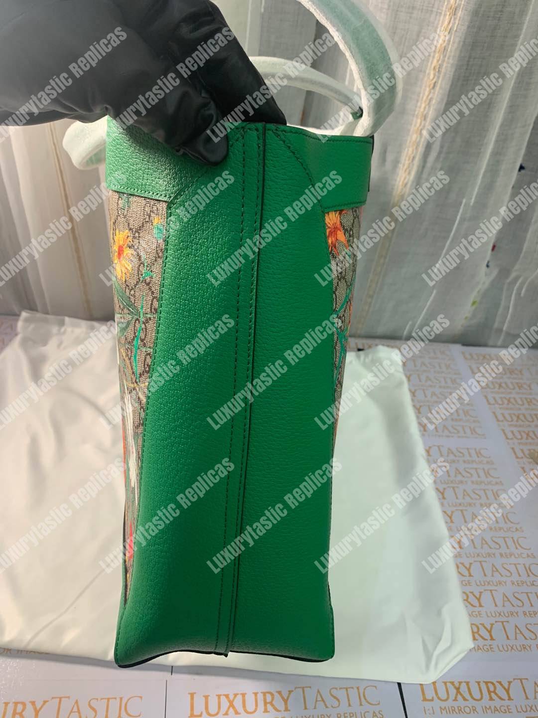 G*u*i ophidia gg flora medium tote green