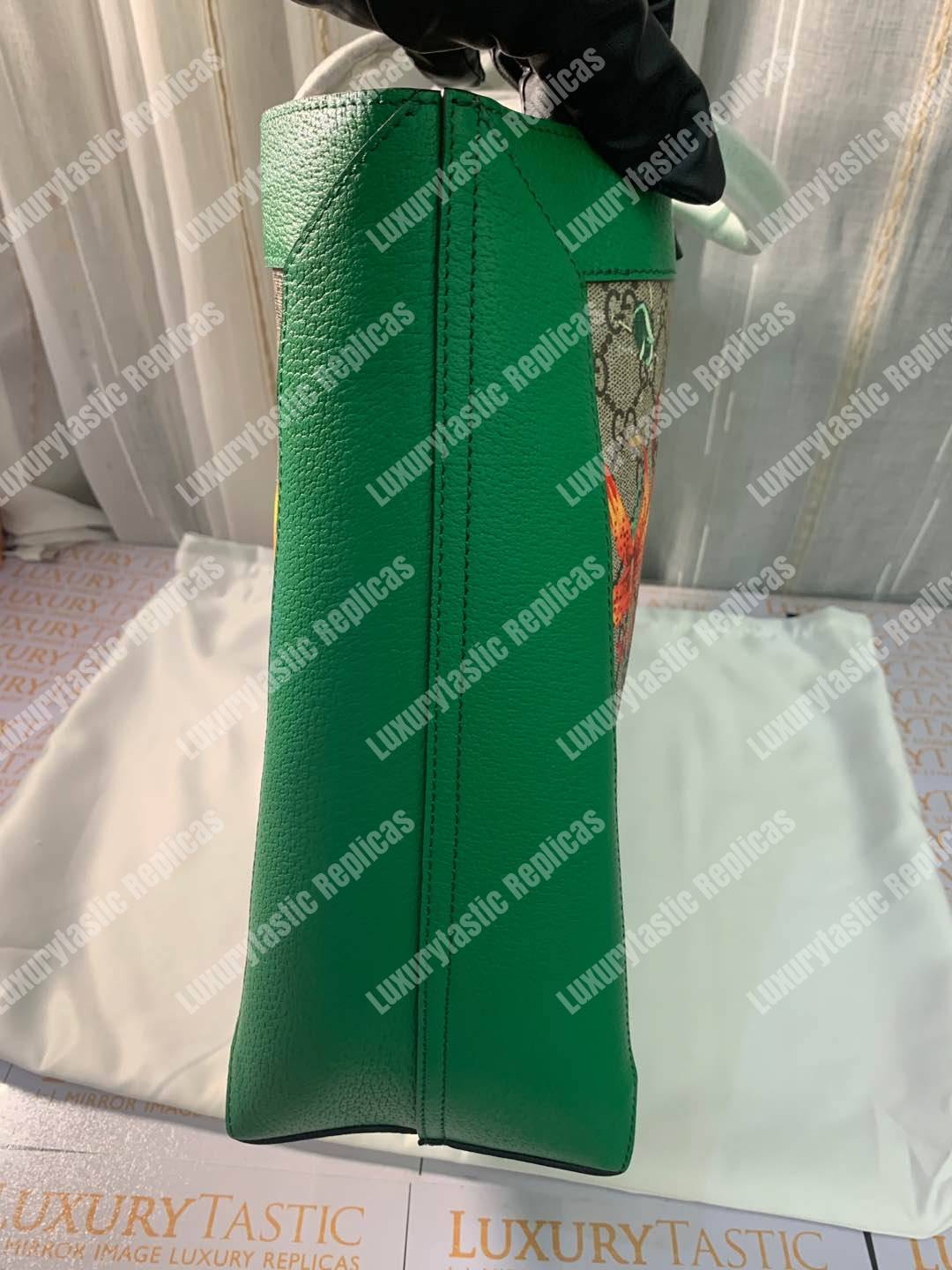 G*u*i ophidia gg flora medium tote green