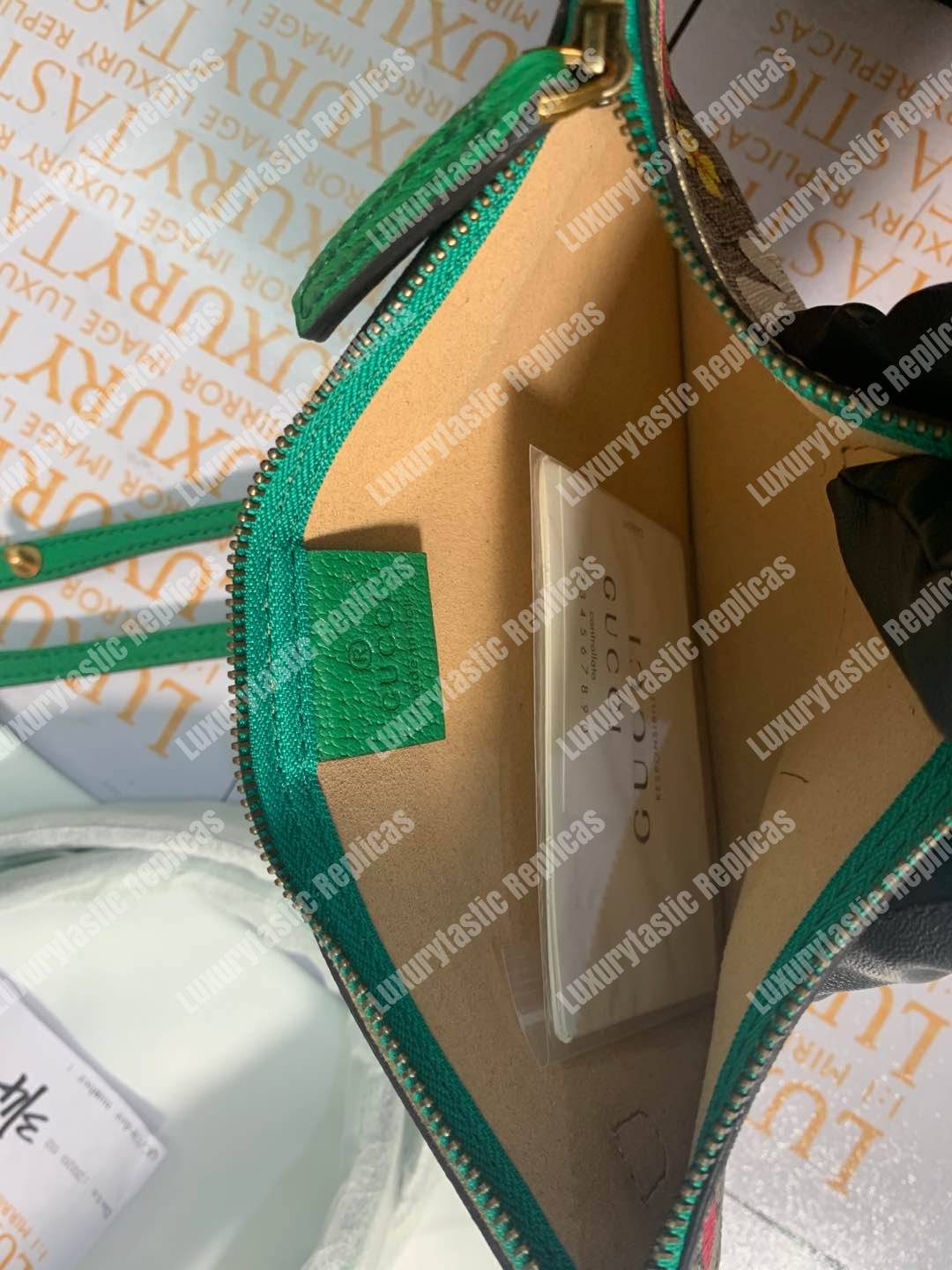 G*u*i ophidia gg flora medium tote green