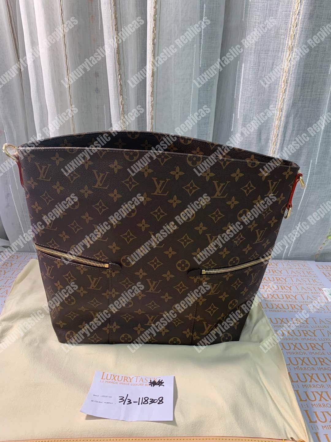 LV Melie Monogram Canvas Brown
