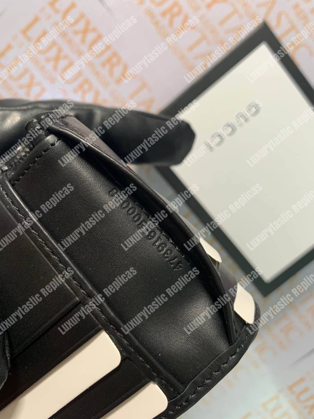 G*u*i signature wallet metal detail black