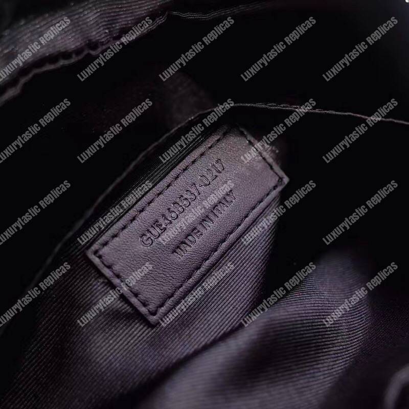 Saint Laurent Lou Camera Bag In Smooth Leather Matte Black