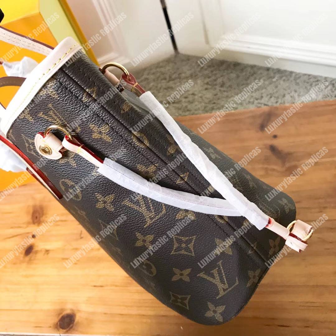 LV Neverfull PM Monogram Beige