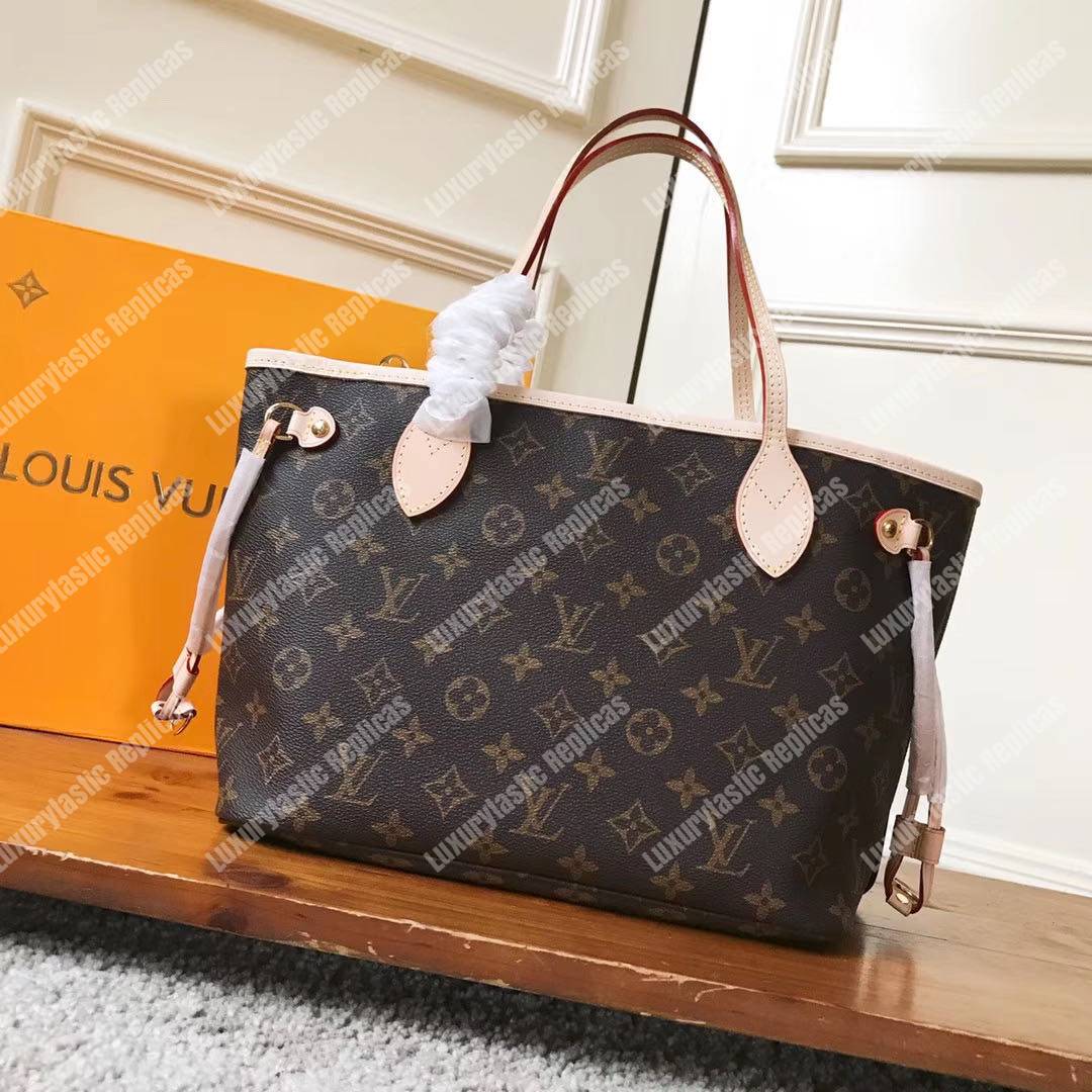 LV Neverfull PM Monogram Cherise