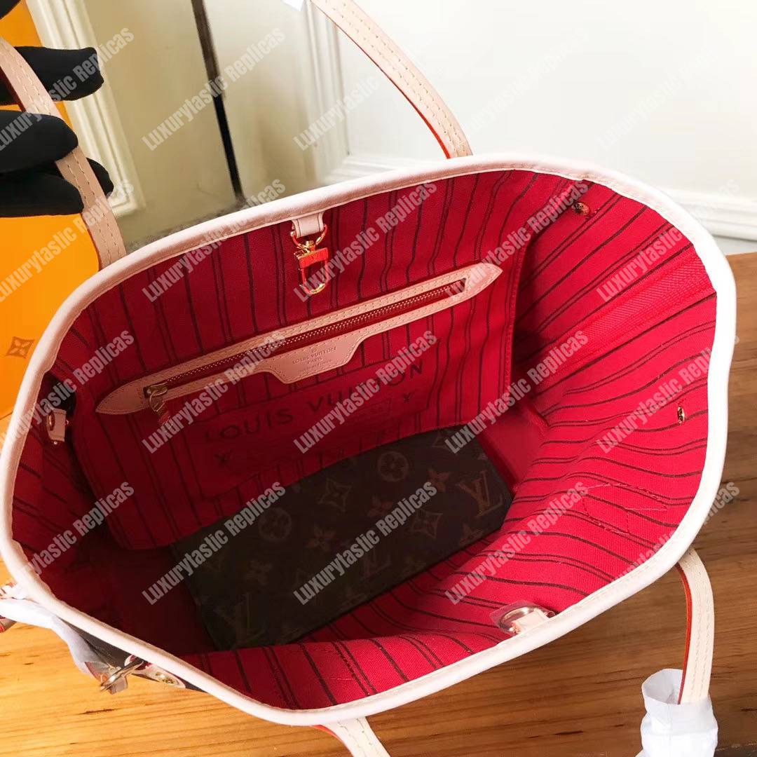 LV Neverfull PM Monogram Cherise
