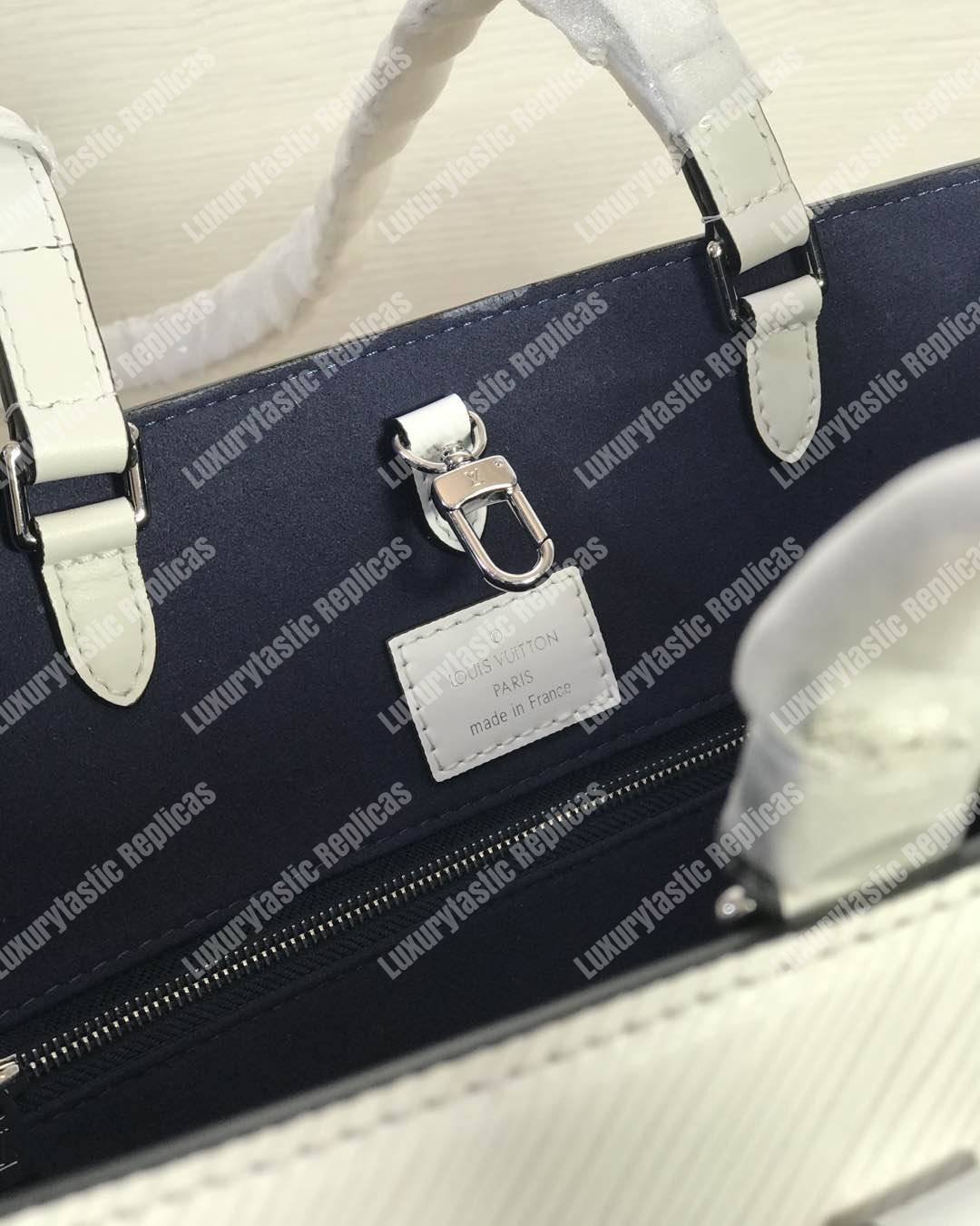 LV Onthego MM Blanc