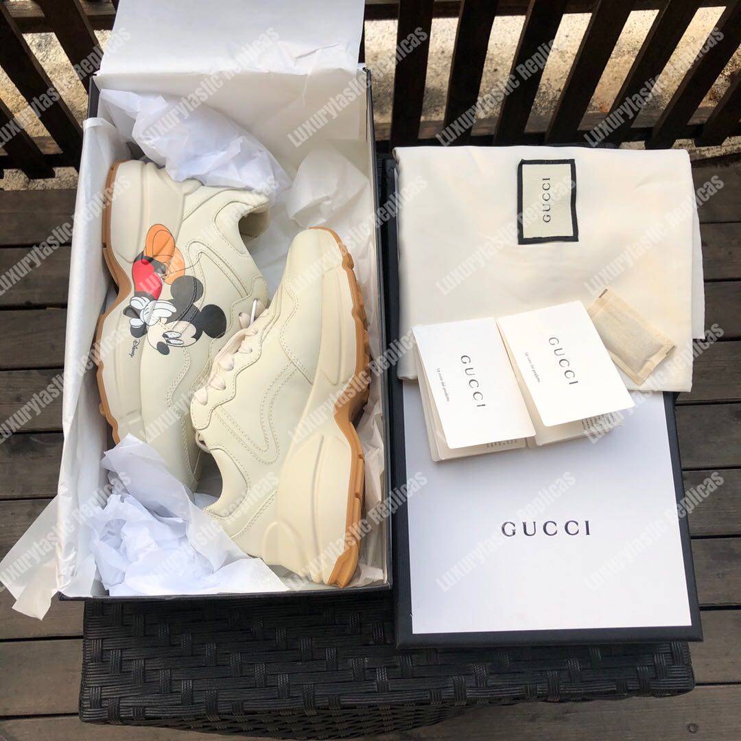G*u*i men’s disney x G*u*i rhyton sneaker
