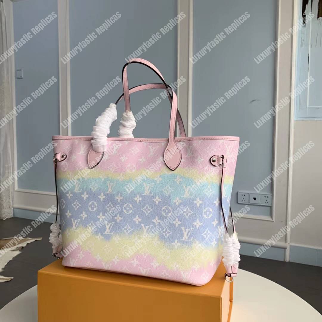 LV Escale Neverfull MM Pastel