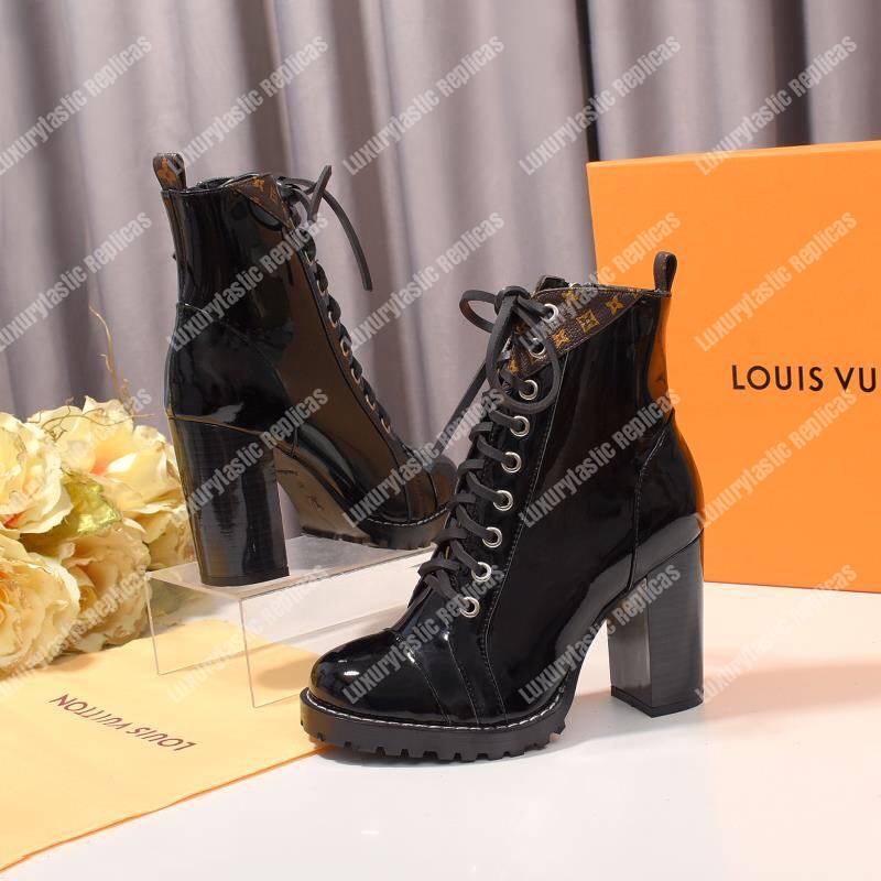 LV Star Trail Ankle Boot Glazed Calfskin