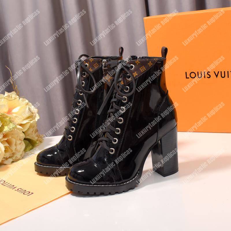 LV Star Trail Ankle Boot Glazed Calfskin