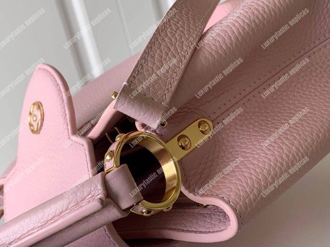 LV Capucines BB Taurillon Leather Magnolia