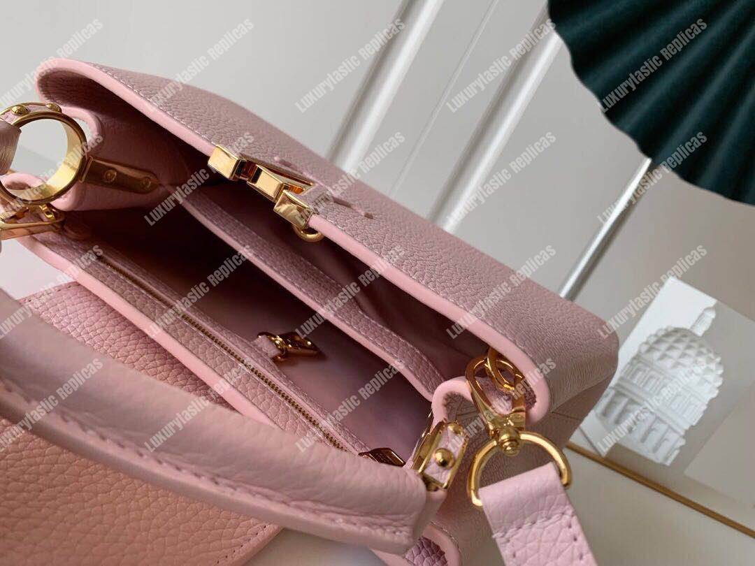 LV Capucines BB Taurillon Leather Magnolia