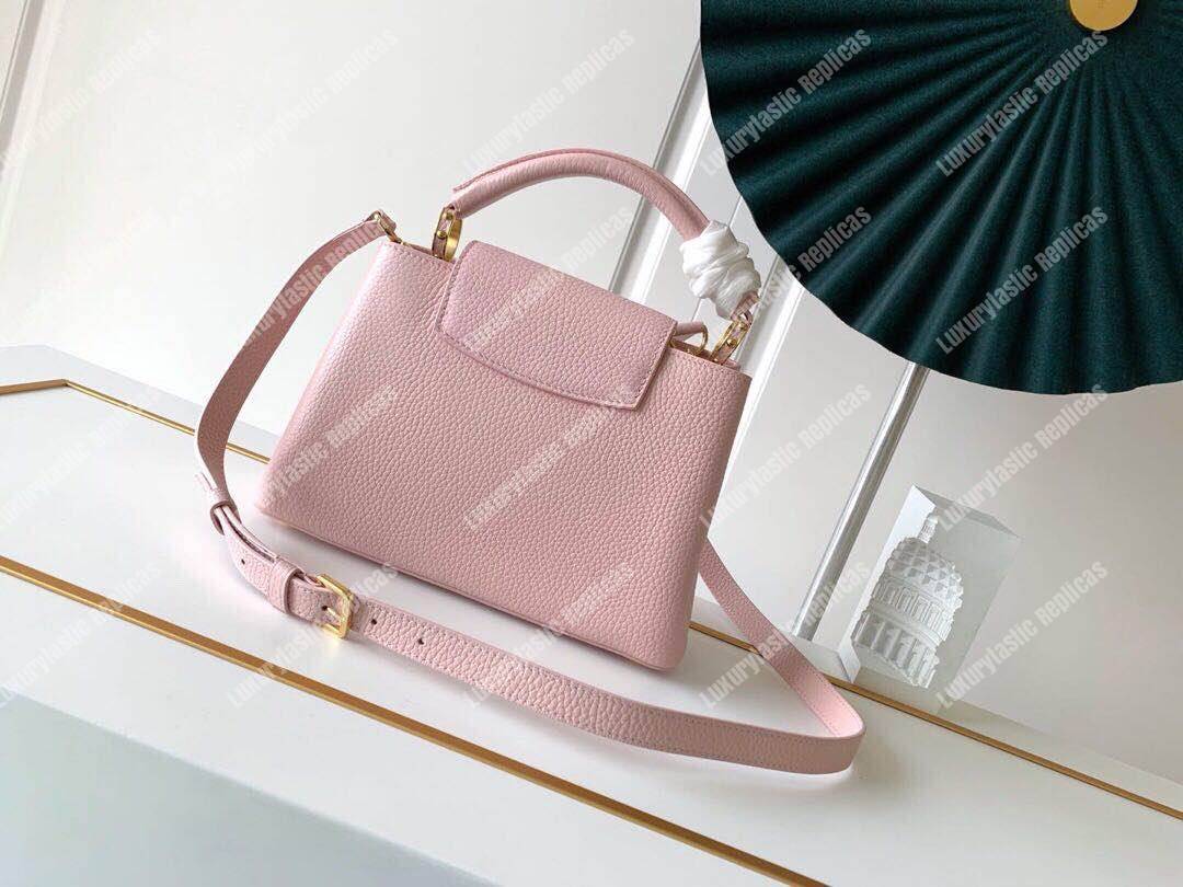 LV Capucines BB Taurillon Leather Magnolia