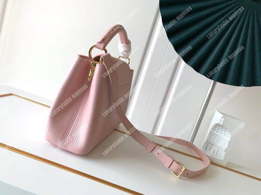 LV Capucines BB Taurillon Leather Magnolia