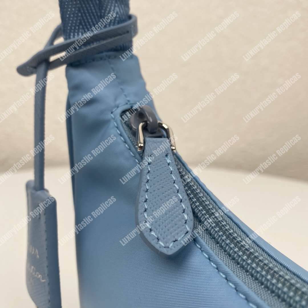 Pra*a re-edition 2000 nylon mini-bag periwinkle