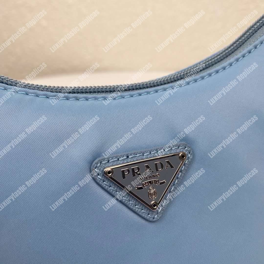 Pra*a re-edition 2000 nylon mini-bag periwinkle