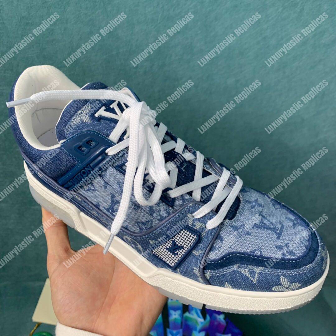 LV Trainer Sneaker Blue