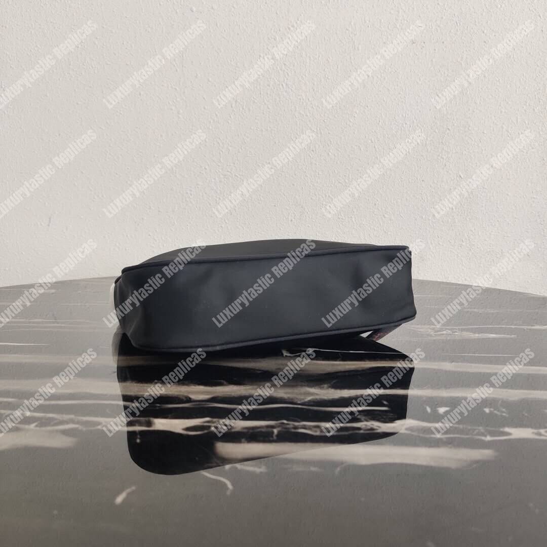 Pra*a re-edition 2000 nylon mini-bag black/red