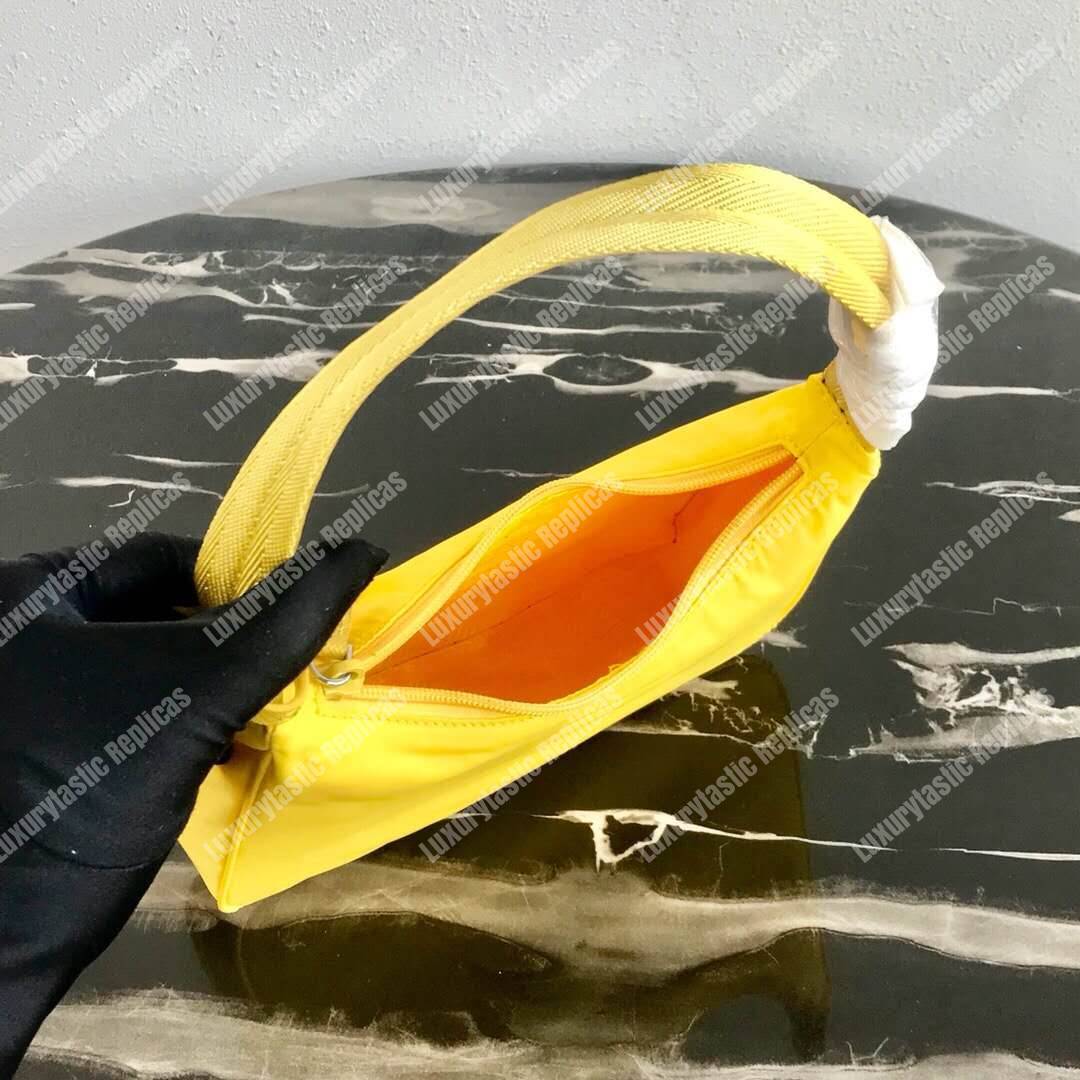 Pra*a re-edition 2000 nylon mini-bag yellow