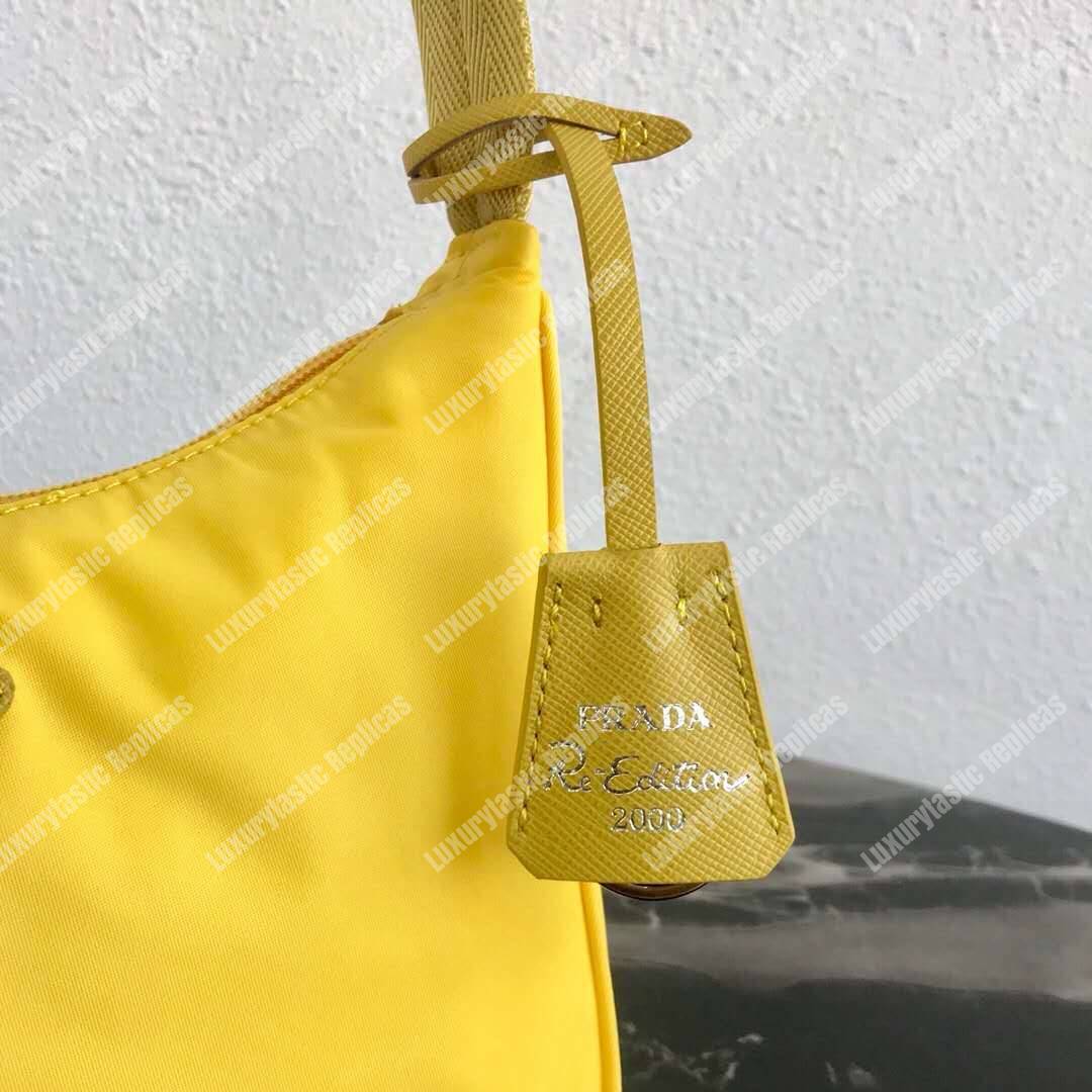 Pra*a re-edition 2000 nylon mini-bag yellow