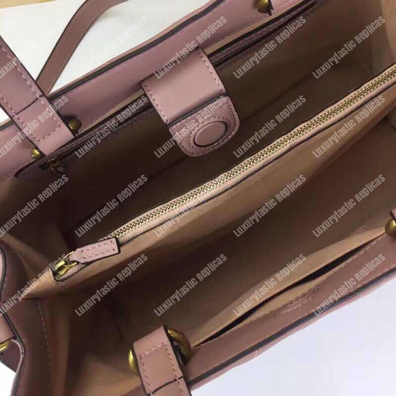 G*u*i gg marmont medium matelassé top handle bag dusty pink