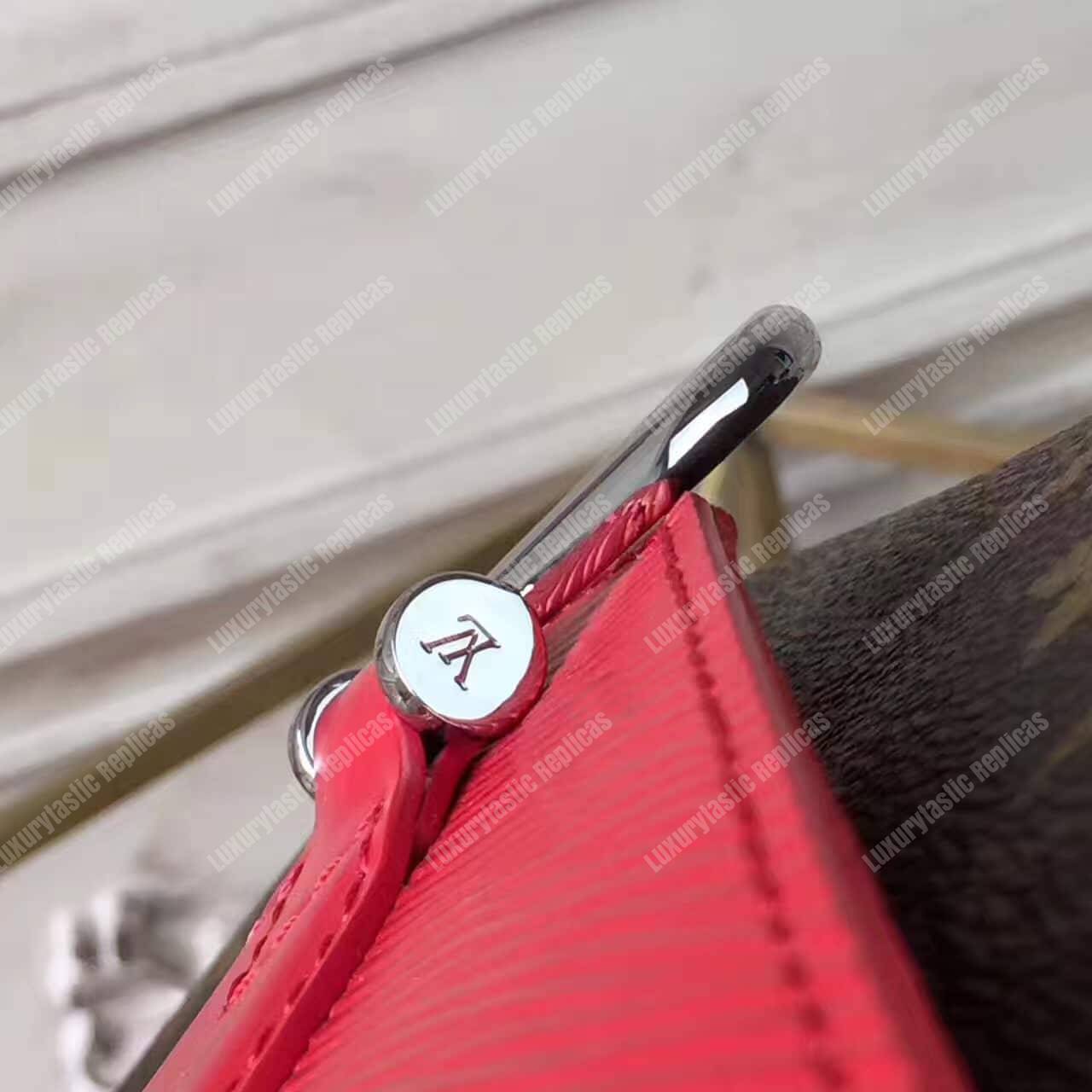 LV Saint Michel Monogram Coquelicot