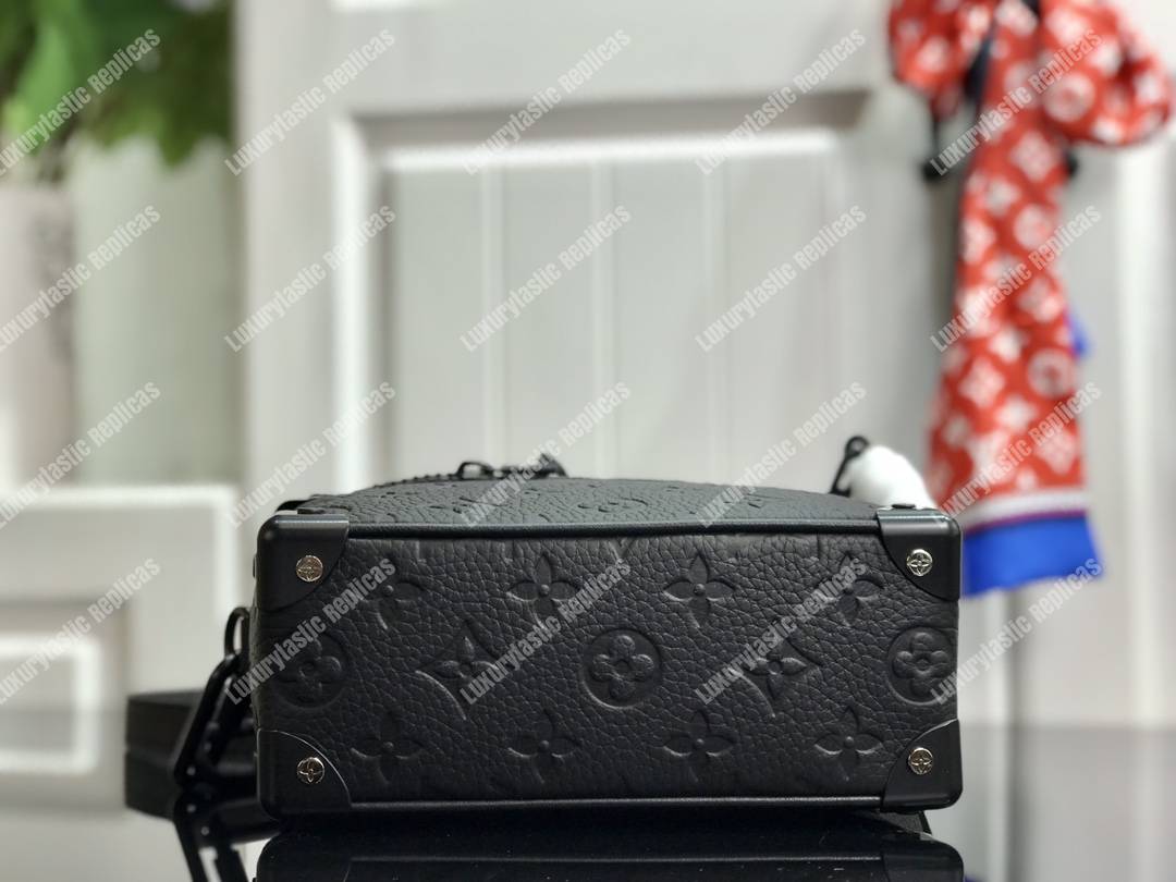 LV Mini Soft Trunk Taurillon Leather Black
