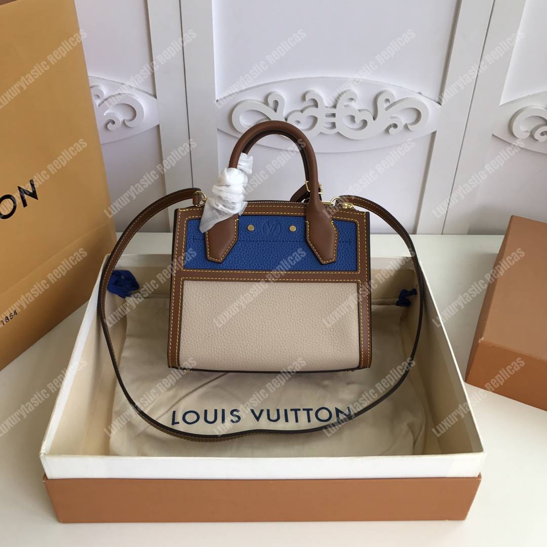 LV City Steamer Mini Blue/Beige