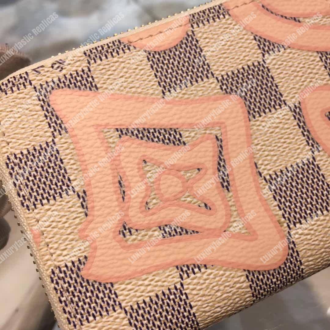 LV Zippy Coin Purse Damier Azur Canvas
