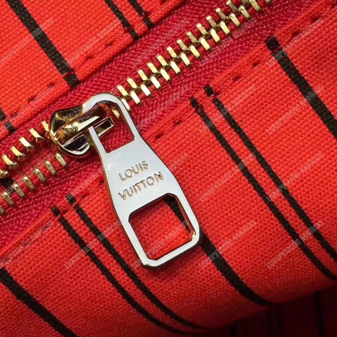 LV Speedy Bandouliere 30 Monogram Empreinte Leather Marine Rouge