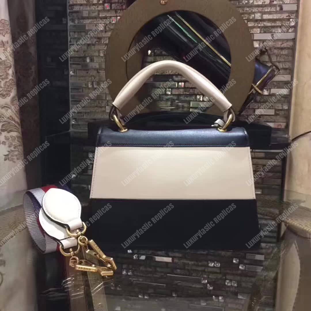 G*u*i queen margaret small top handle bag