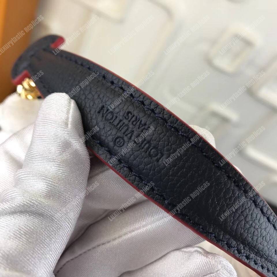 LV Surene BB Monogram Empreinte Leather Marine Rouge