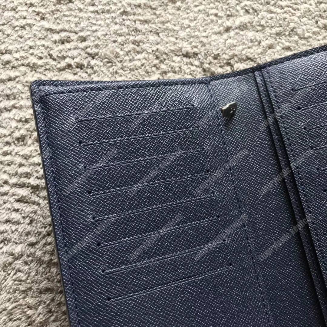 LV Circle signature Brazza Wallet Epi Leather Noir