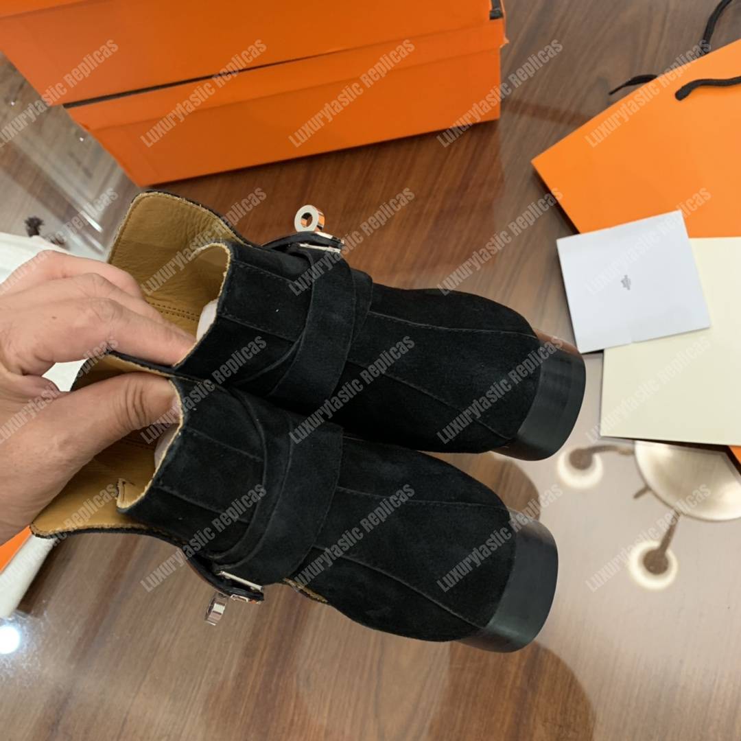 H**mes neo ankle boot black