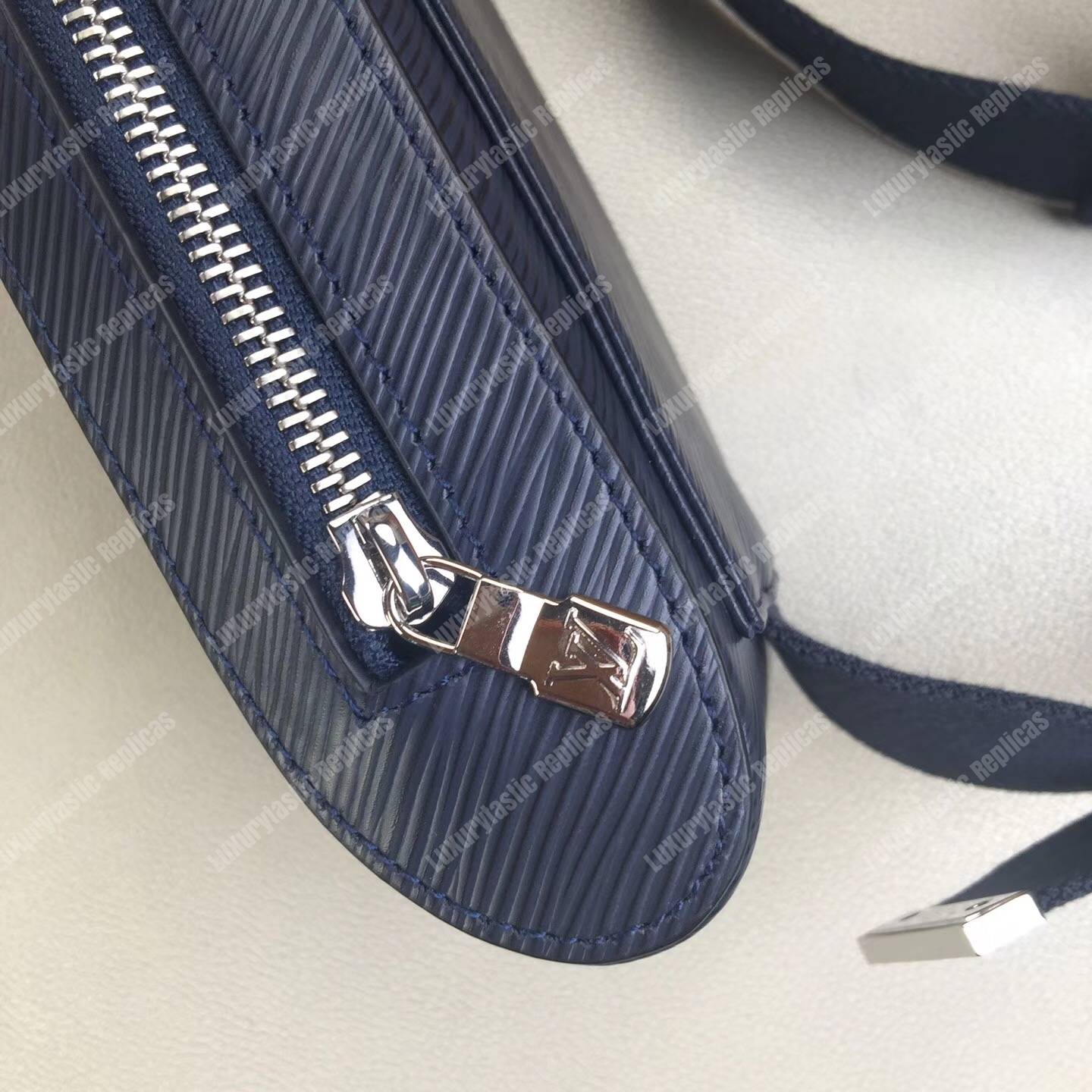 LV Geronimos Messenger Bag Epi Leather Navy Blue