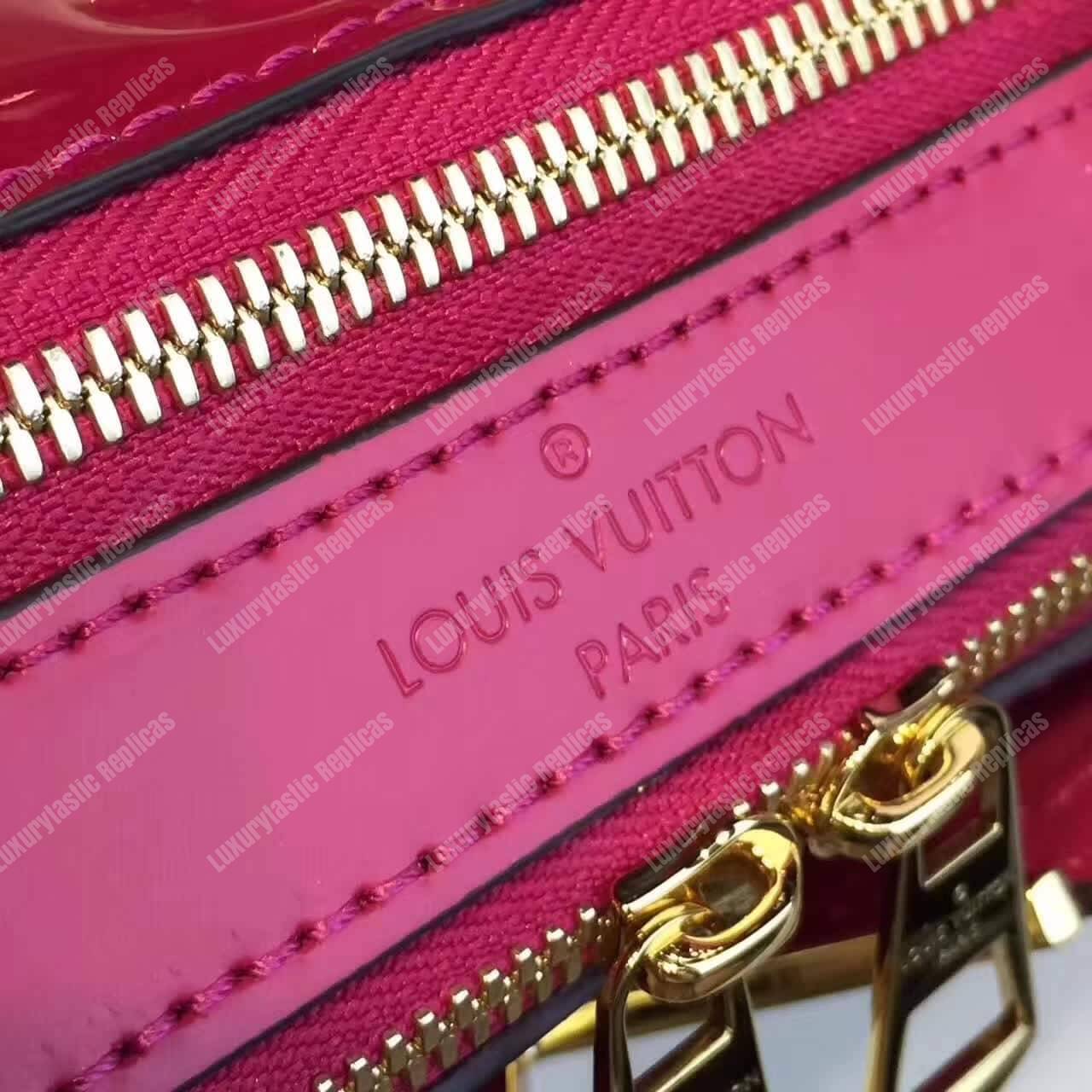LV Melrose Monogram Vernis Hot Pink