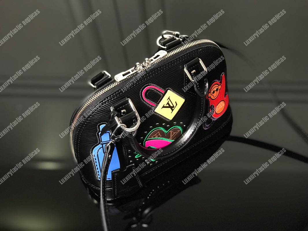 LV Alma BB Epi Leather Trunk-Maker Black