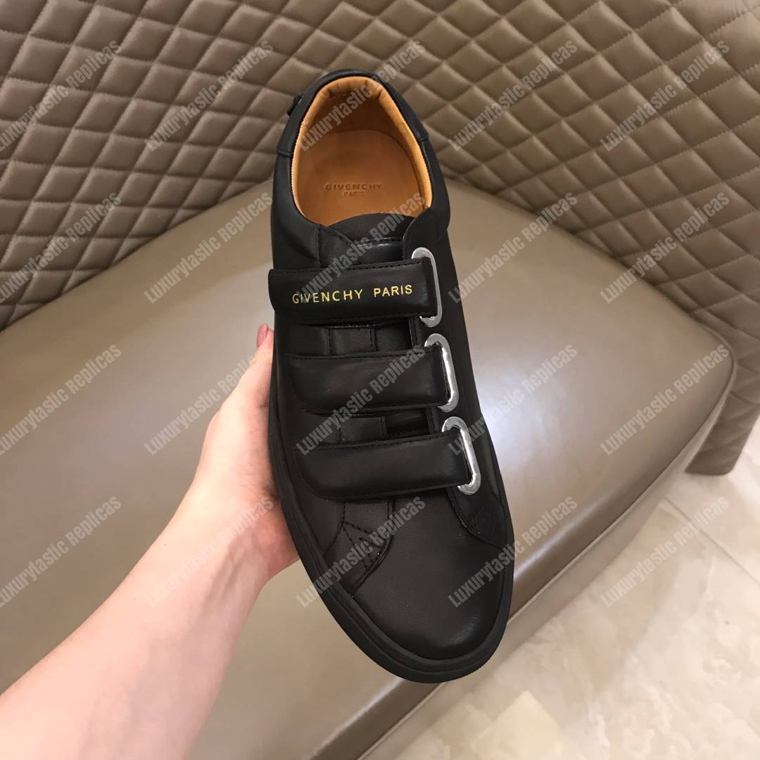 Givenchy Sneakers In Leather With Velcro Black