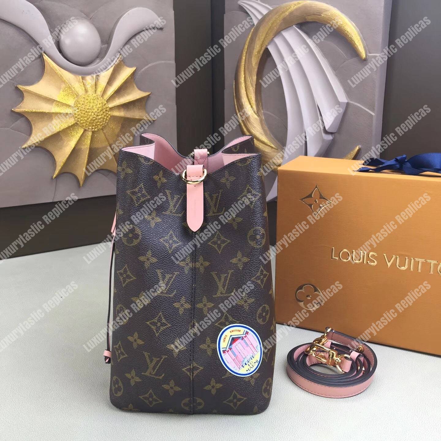 LV NéoNoé Monogram Special Edition Pink