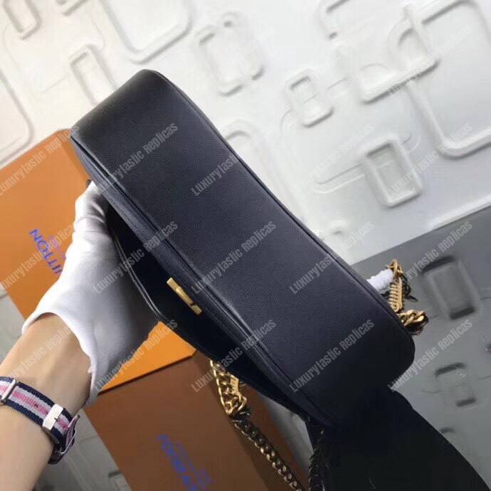 LV New Wave Chain Bag MM Noir