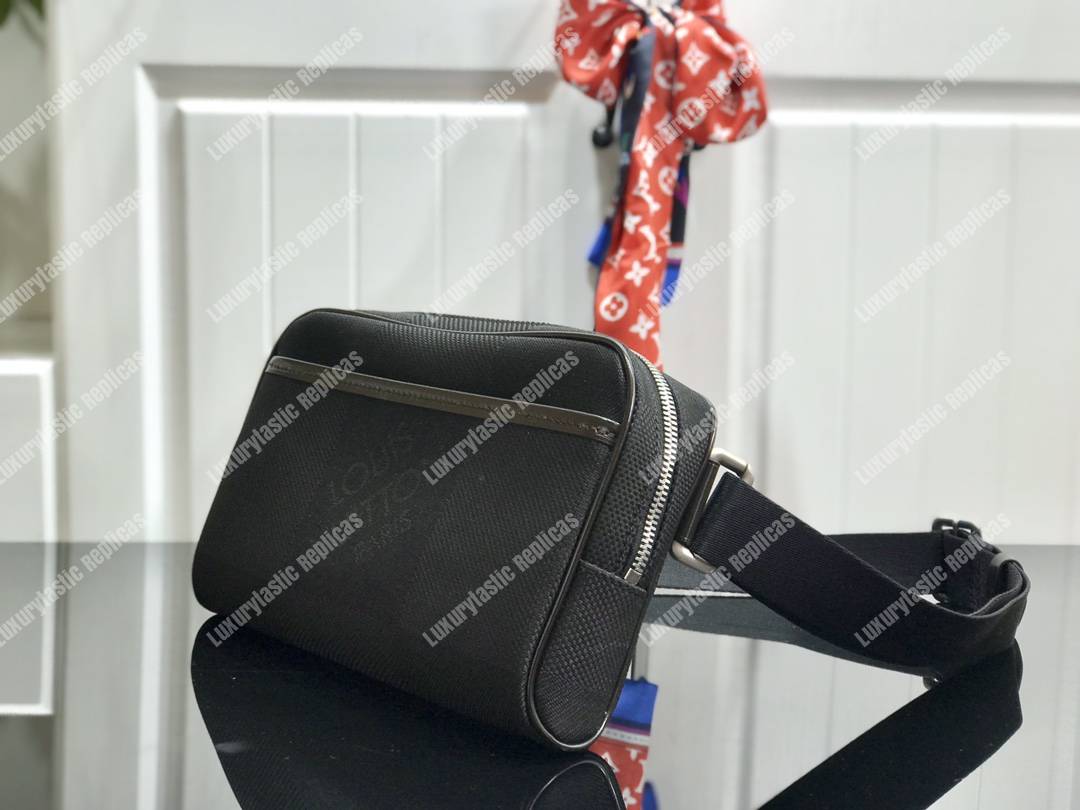 LV Acrobat Body Bag Waist Bag Damier Geant Terre Black