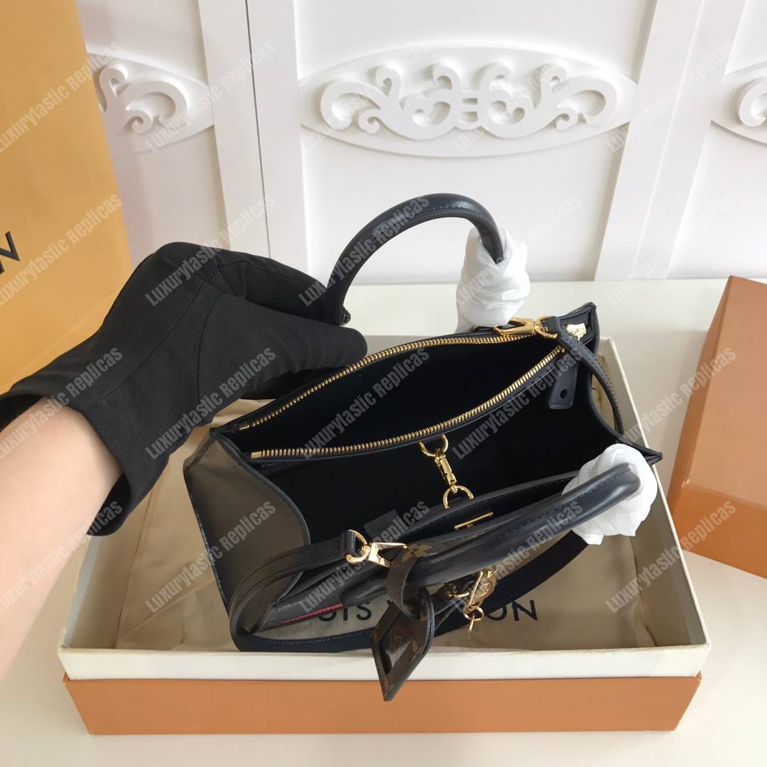 LV City Steamer PM Navy Blue / Red / Black