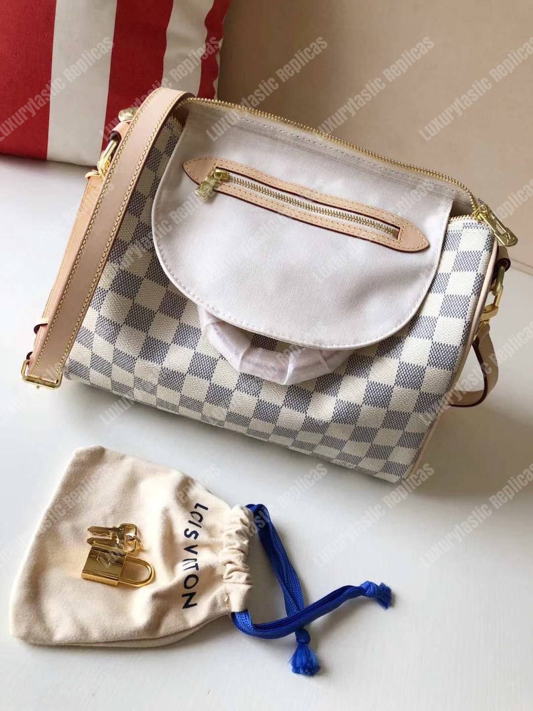 LV Speedy Bandouliere 25 Damier Azur Canvas