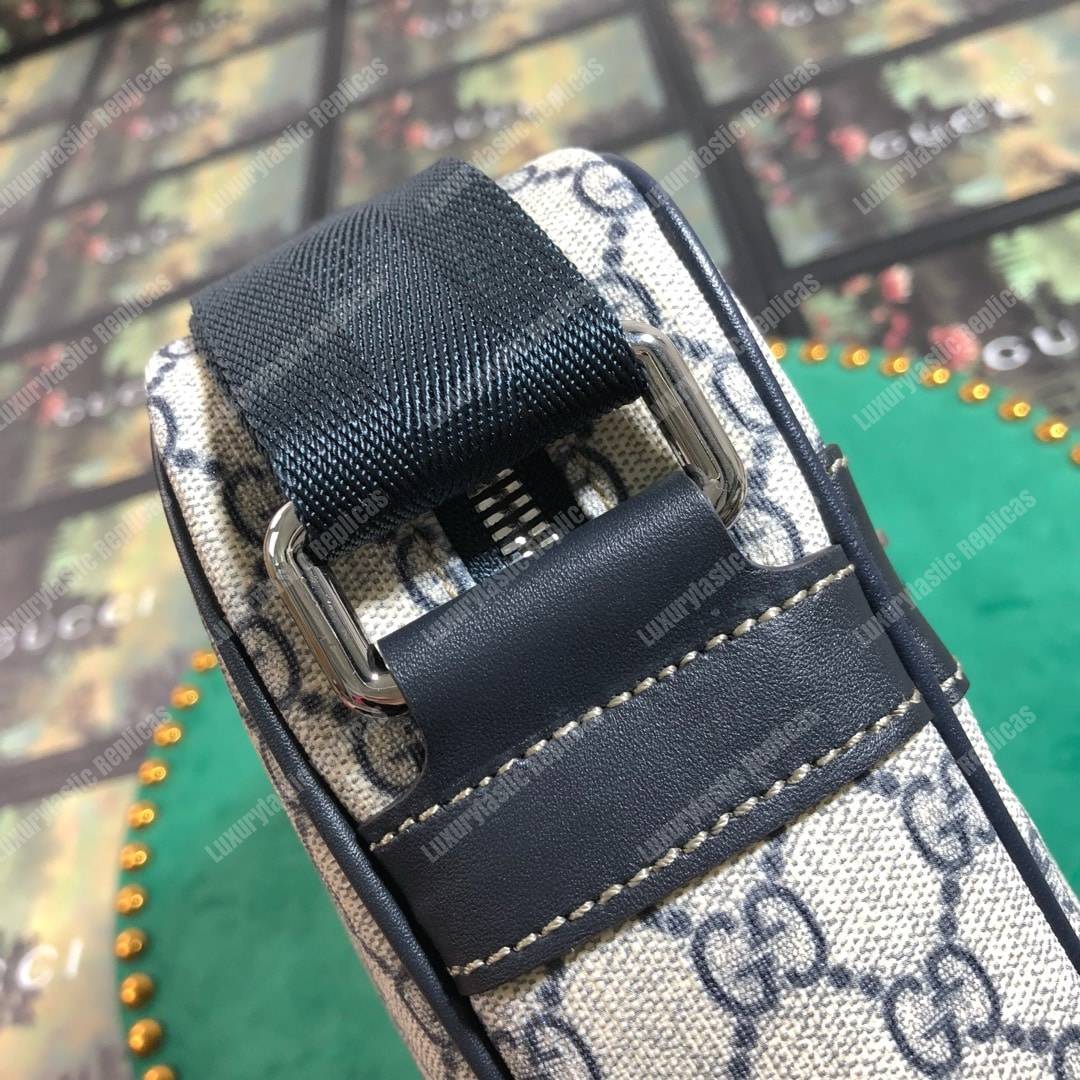 G*u*i gg sup*e canvas messenger bag black